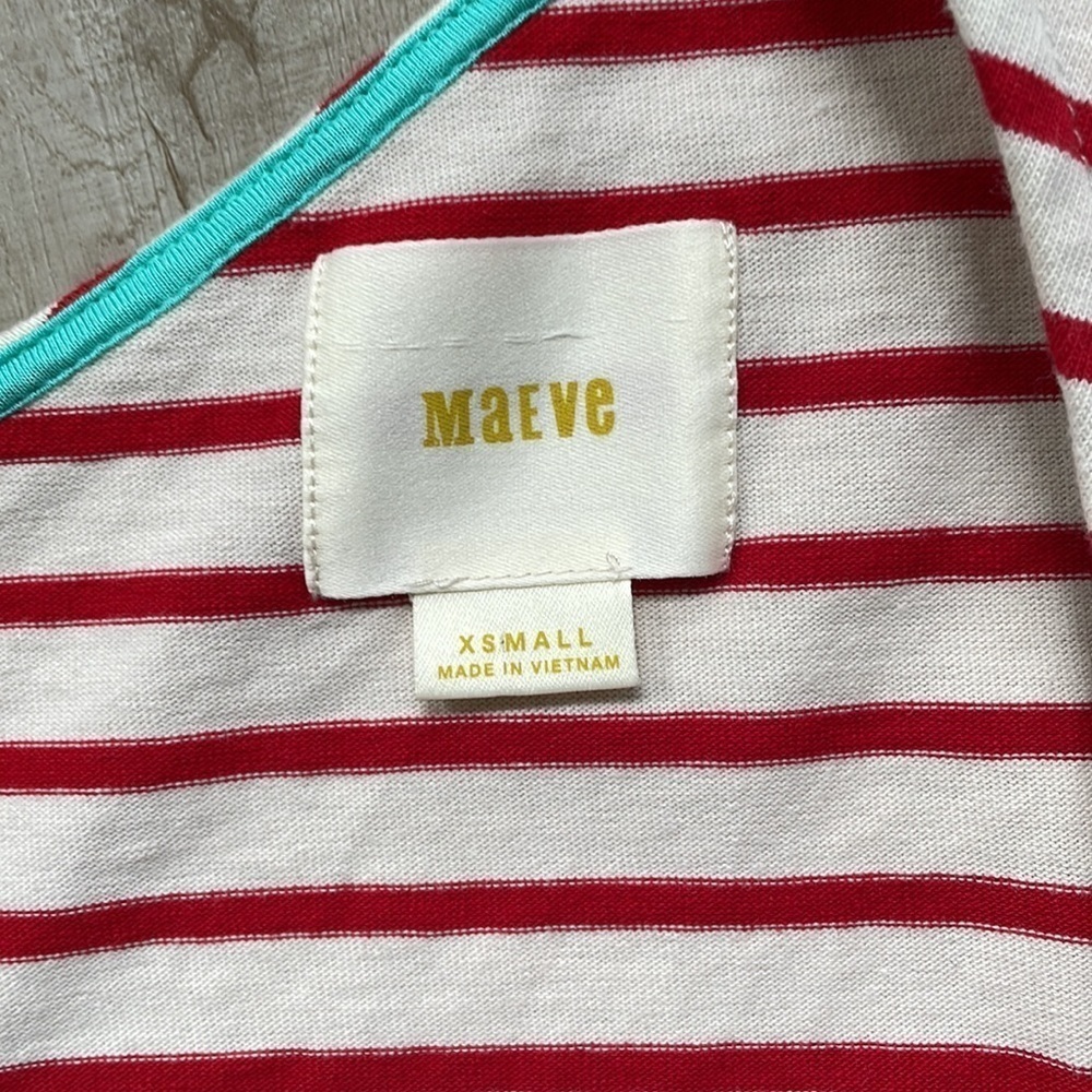 Maeve striped one shoulder dress coastal nautical - Picture 5 of 6